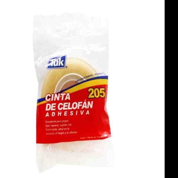 CINTA ADH. 12X33M. TRANSP. TUK 205 E.12 C.216